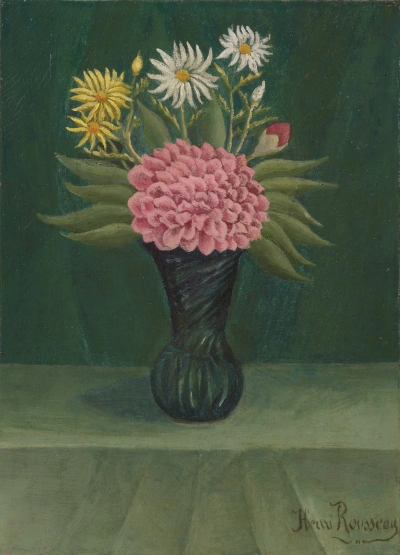 Dalia e margherite in un vaso - Art Institute of Chicago